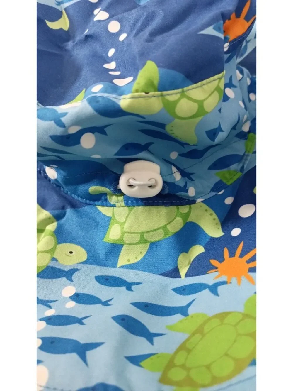 Blue Ocean Outdoor Beach Swim Bucket Hat Wide Brim Sun Protection 5-12 Years
